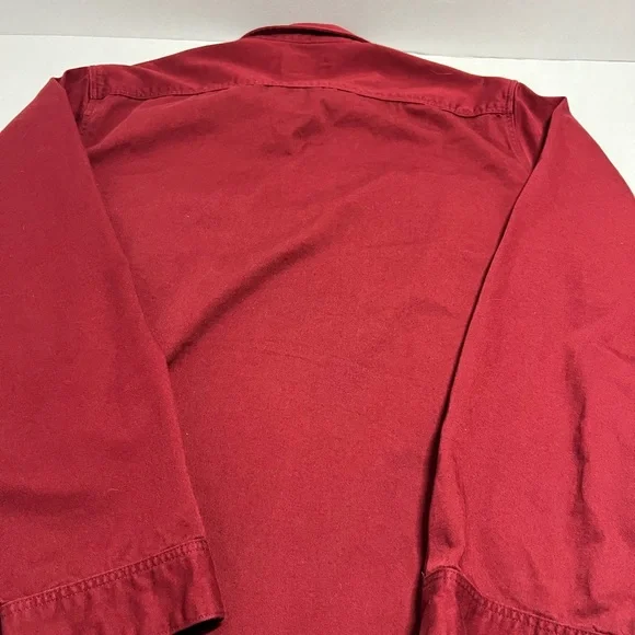Pategonia XL men’s button up heavy duty shirt maroon/burgundy. - Picture 7 of 11